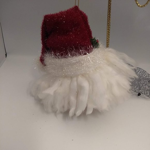 2 Christmas Santa Claus Face Head Ornament Tree Decoration Hanging Ornament - Picture 13 of 15